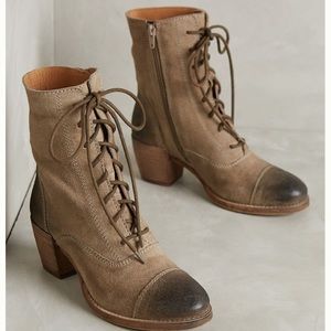 Anthropologie Seychelles Pack Lace-Up Boots 8